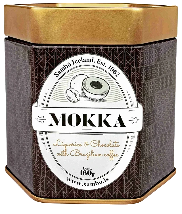 Mokka milk chocolate w/coffee powder & liquorice   160g