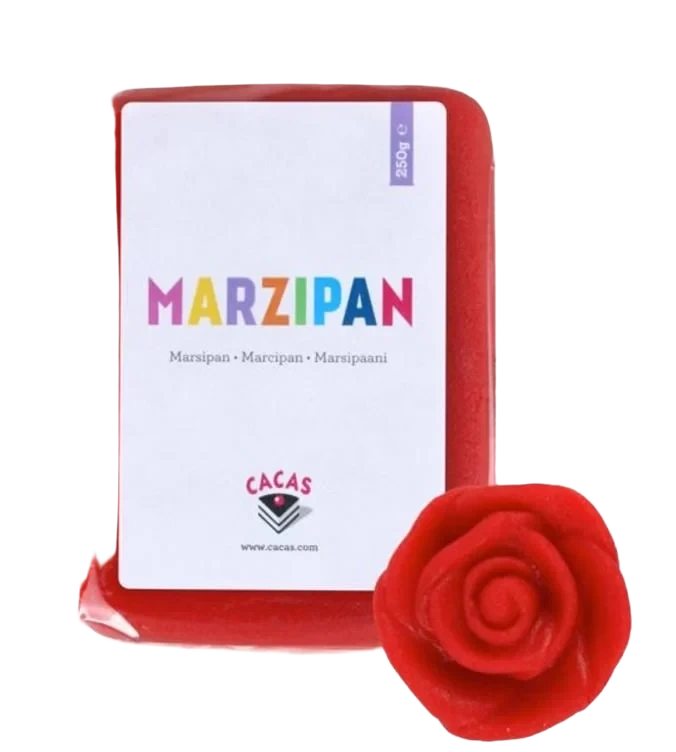 Marsipan Rød 250g Cacas