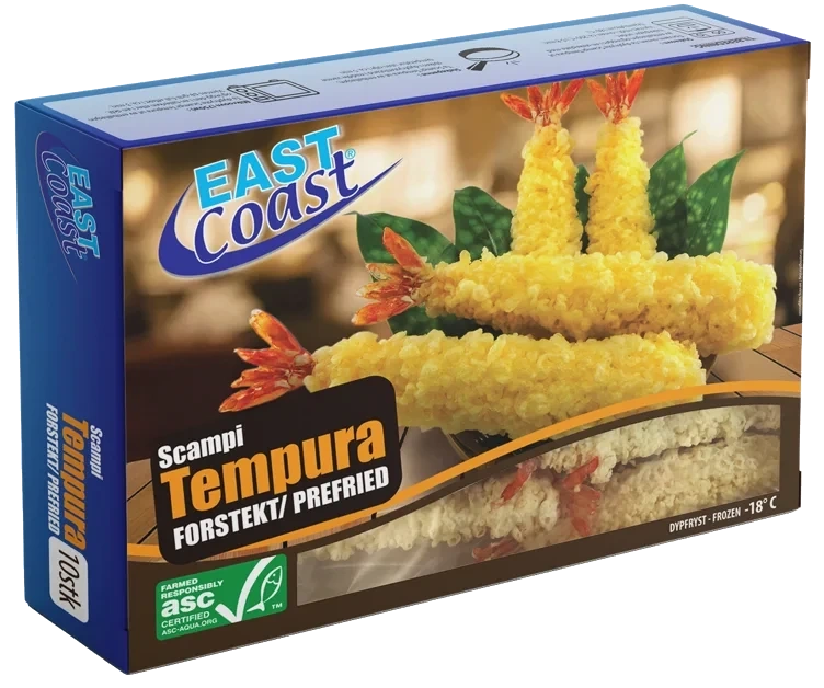 Scampi tempura forstekt 300g