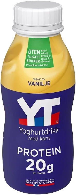Yt protein yoghurtdrikk vanilje uten  300g