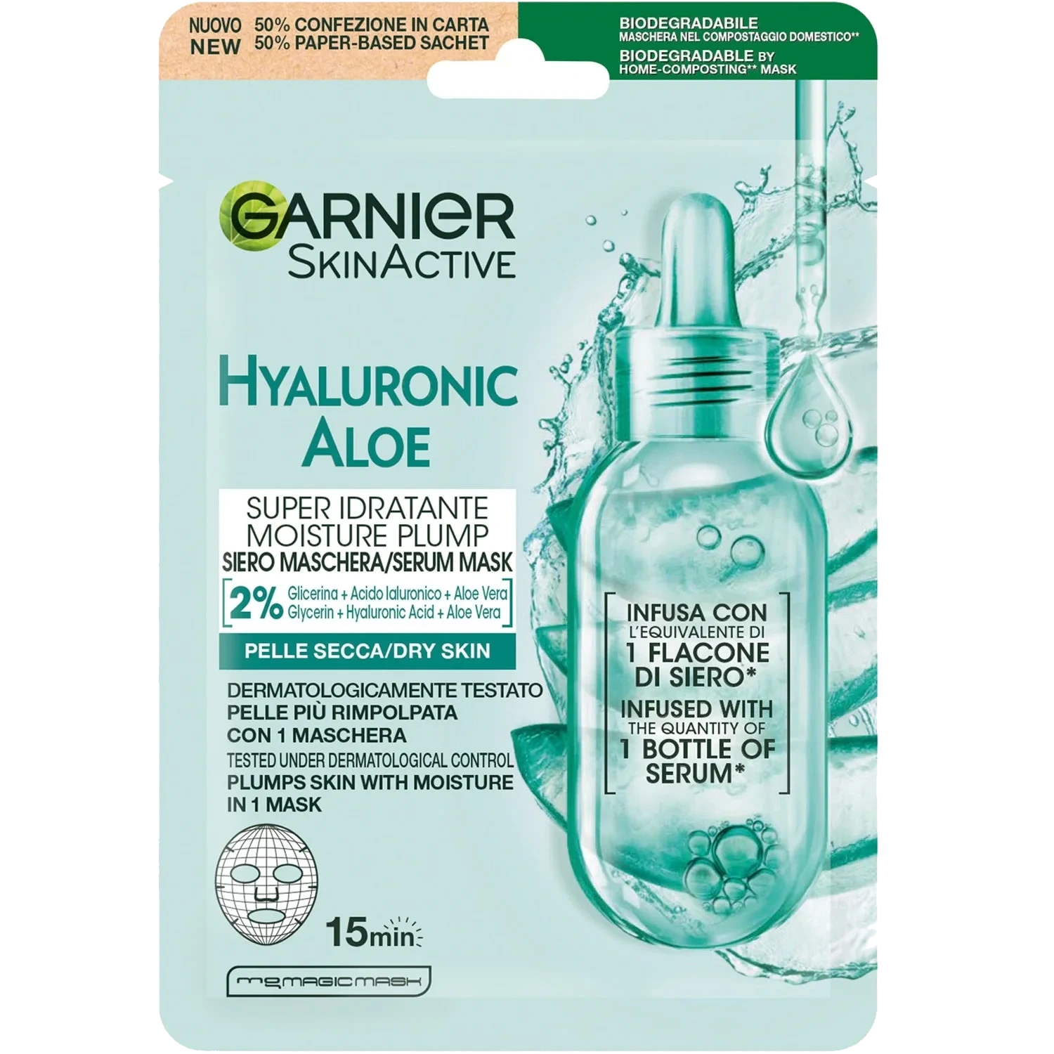 Garnier Skin Activ Moisture Bomb Aloe Sheet Mask