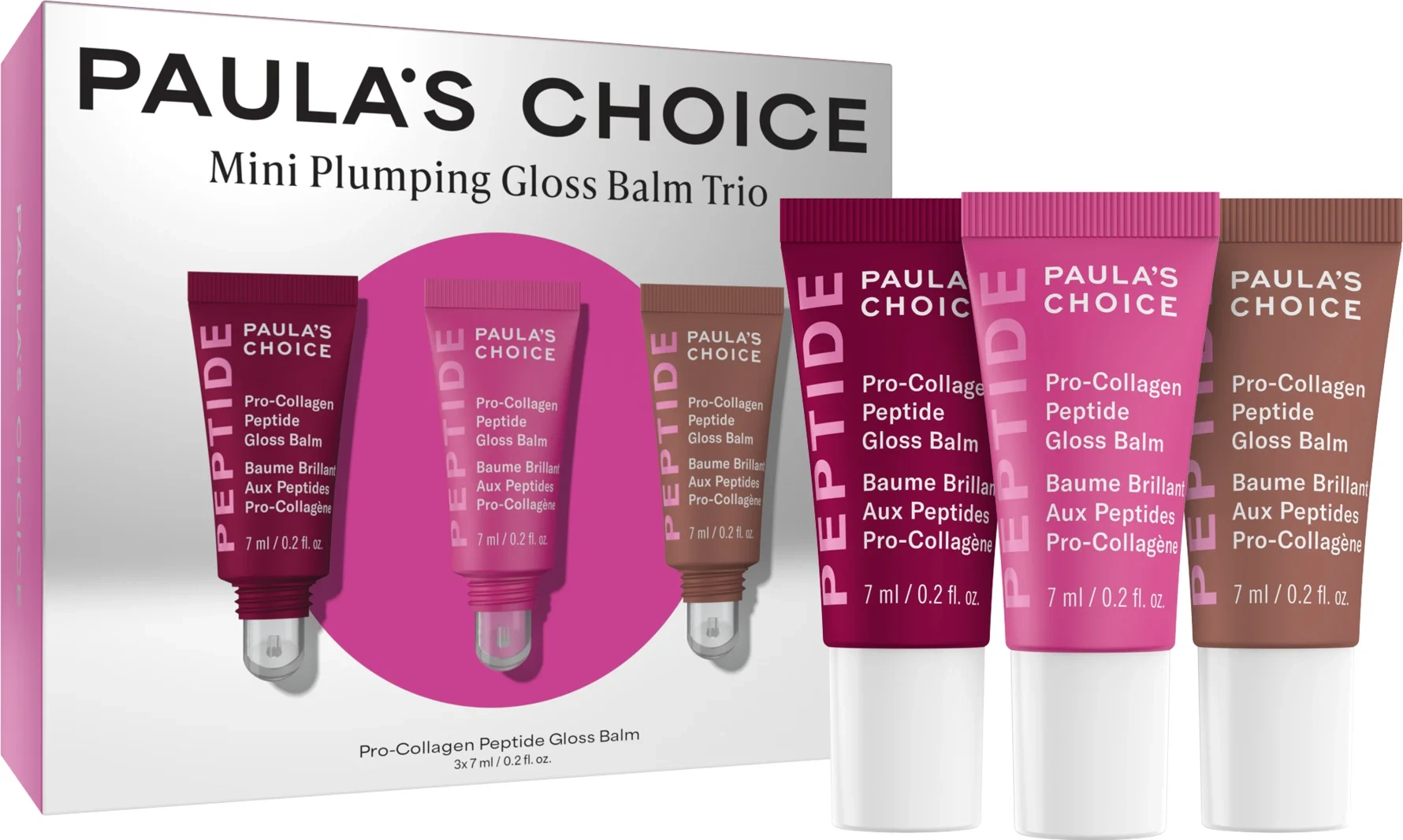 Paula's Choice Limited-Edition Peptide Gloss Balm Trio Gift Set 7+7+7 ml