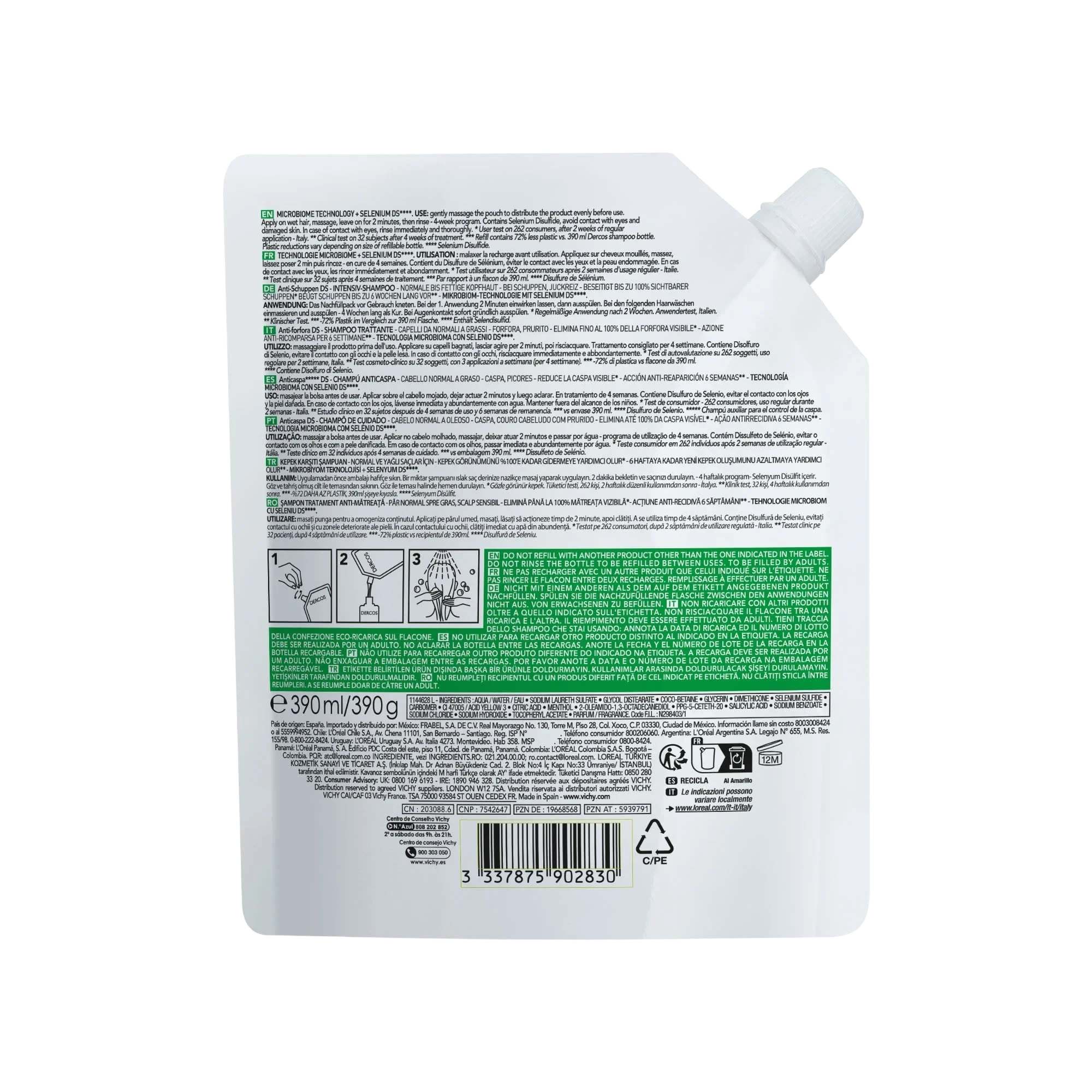 Anti-Dandruff Shamp Norm/Oily Refil