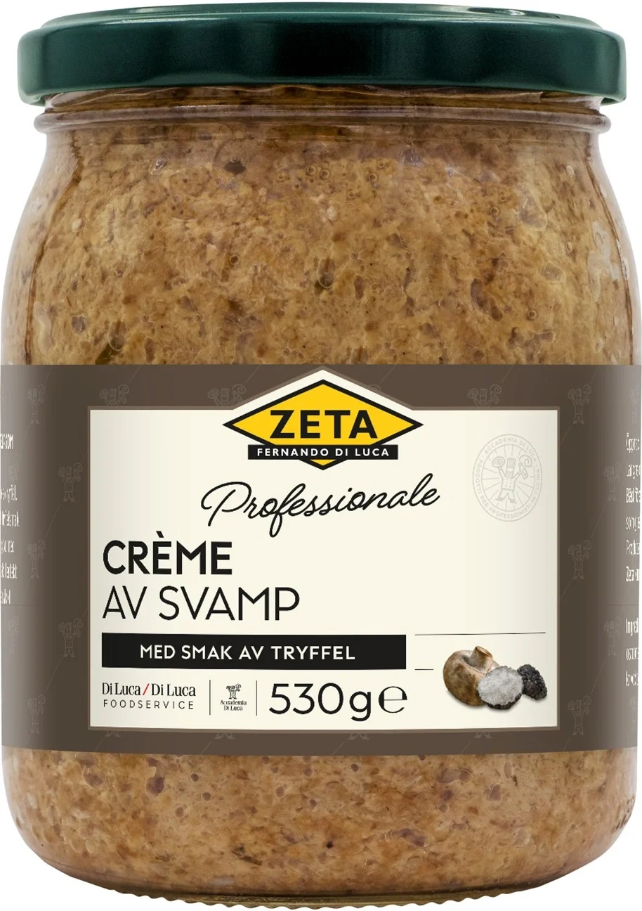 Crème av svamp med tryffel