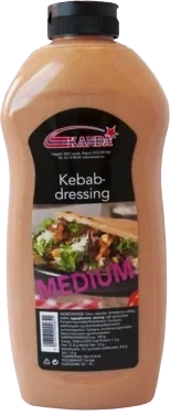 Kebabdressing Medium 900ml Kanda