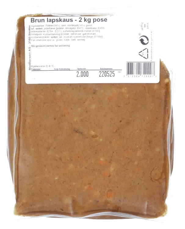 Lapskaus Brun Ca2kg Matbørsen