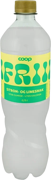 Leskedrikk frii m/sitron&limesmak u/sukker 0,75l