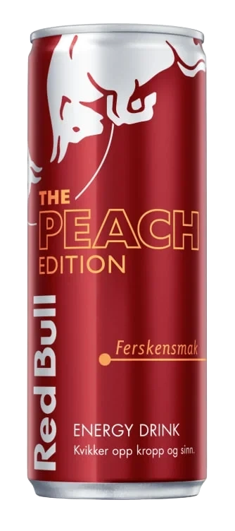 Red Bull Energidrikk Peach Edition Ferskensmak 250 ml