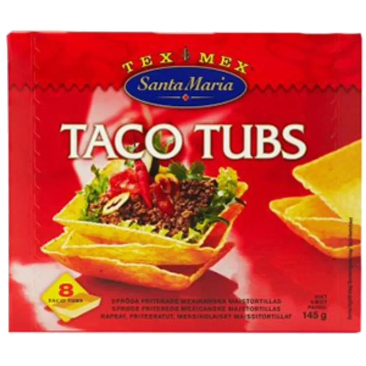 Taco Tubs 8stk 145g St.Maria