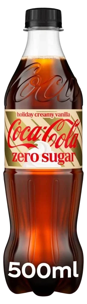 Coca-Cola Zero sugar Holiday creamy vanilla