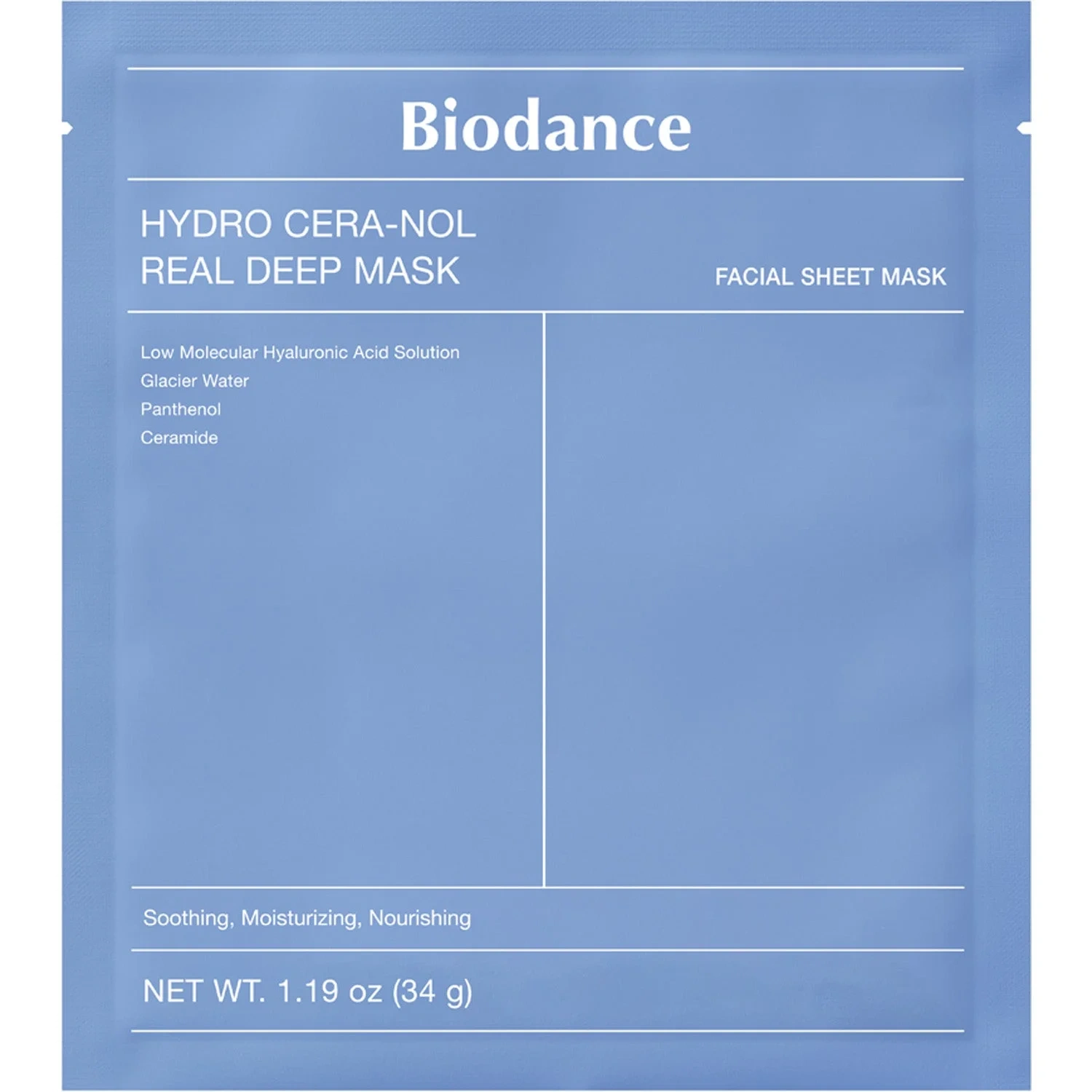 Biodance Hydro Cera-Nol Real Deep Mask