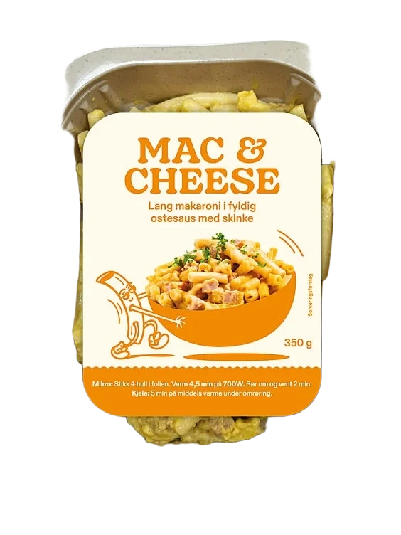 Mac'n Cheese m/Røkt Skinke 350g Matbørsen