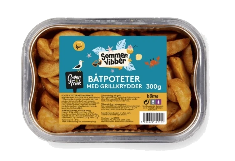Båtpoteter Krydret 300g Sommervibber