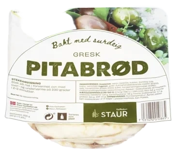 Staur Gresk Pitabrød 200g