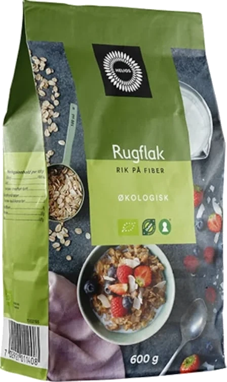 Rugflak 600g Økologisk Helios