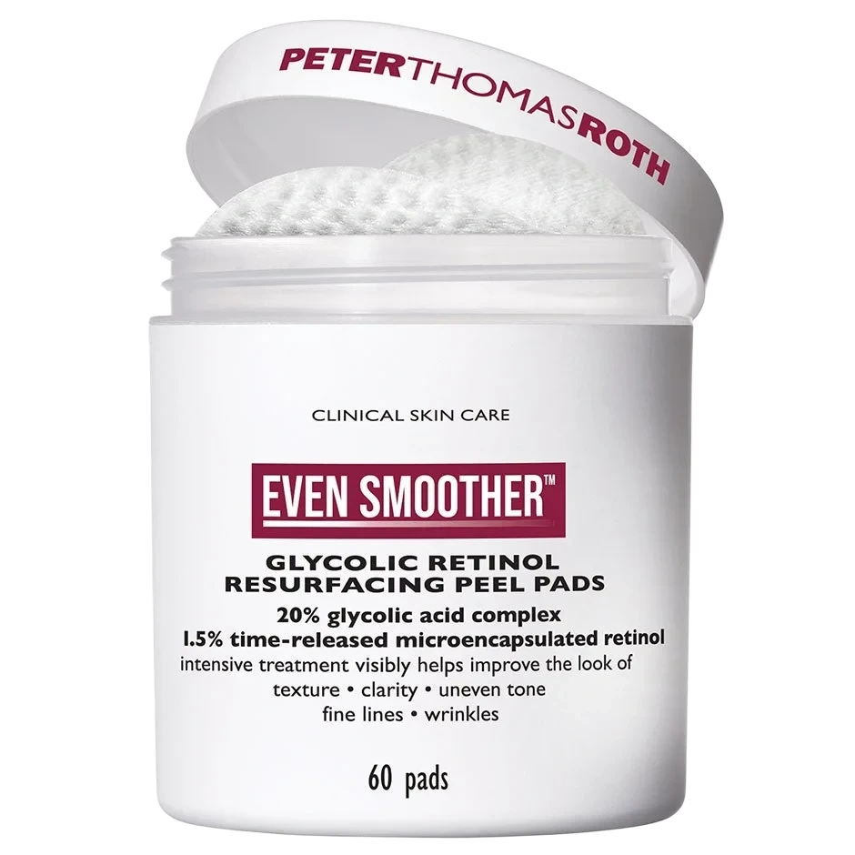 Peter Thomas Roth Even Smoother™ Glycolic Retinol Resurfacing Peel Pads