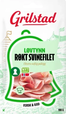 Grilstad Løvtynn Røkt Svinefilet