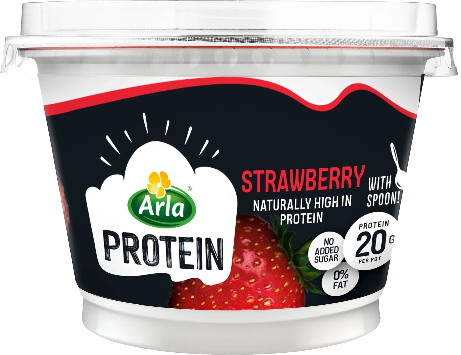 Protein kvarg jordgubb laktosfri