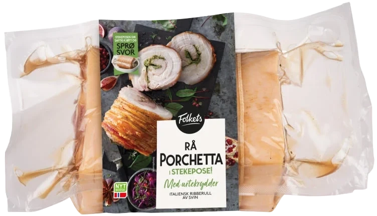 Svin Porchetta Stekt Perfekt Ca1,3kg Folkets