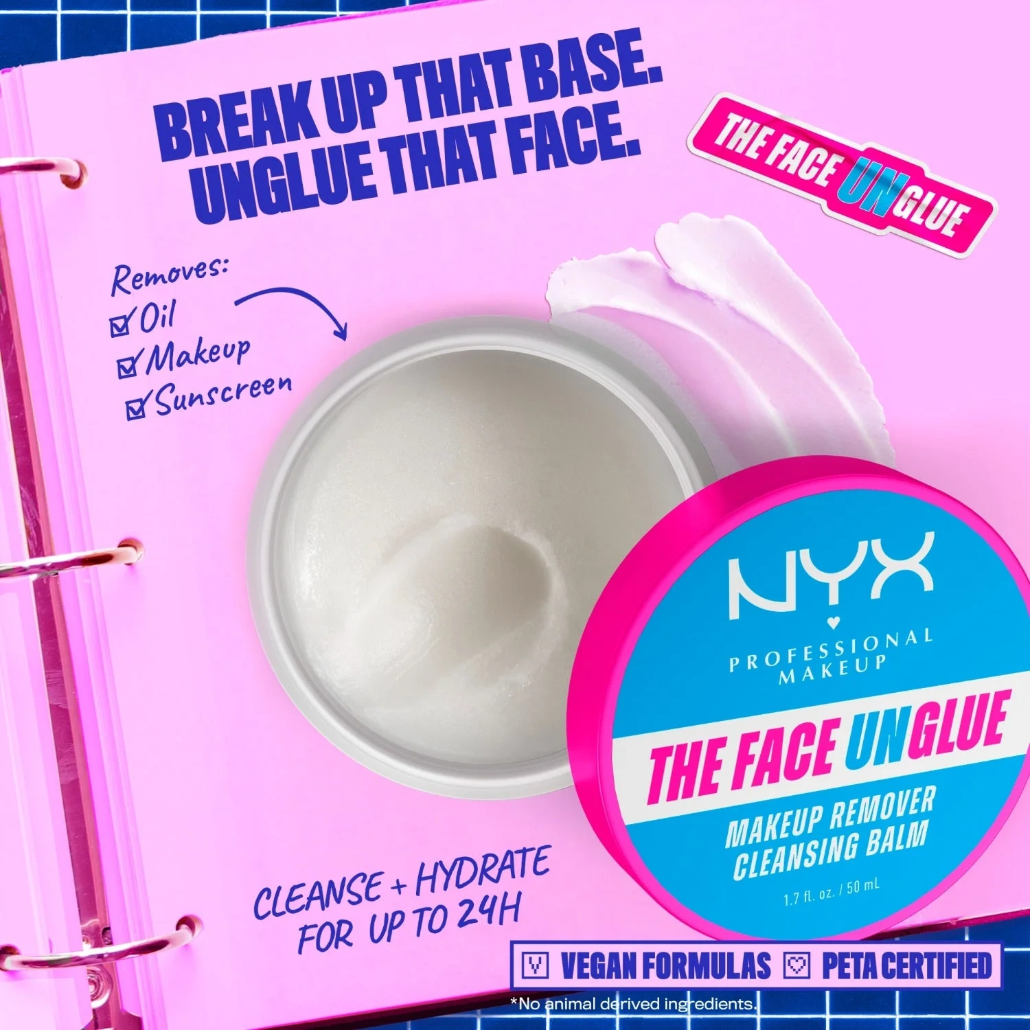 NYX Professional Makeup Face Unglue Makeup Remover