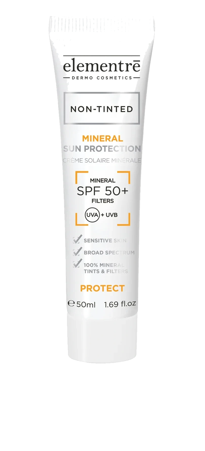 elementrē Mineral Sun Protection SPF50+ Non-Tinted 50 ml