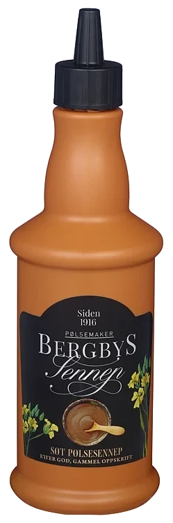 Sennep pølsemaker bergbys   510g