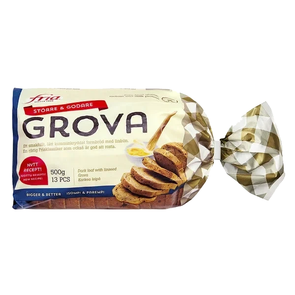 Grovbrød 500g Gluten/laktosefritt Fria