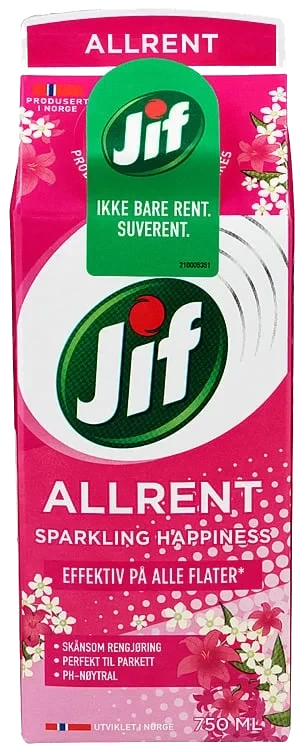 Jif allrent sparking happiness  750ml