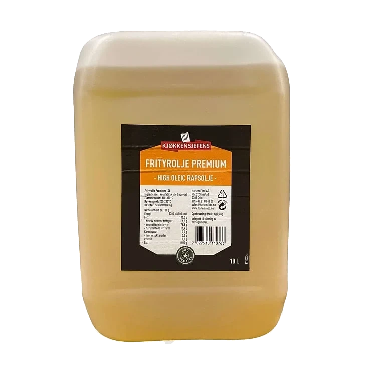 Frityrolje premium high oleic raps 10l