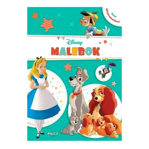 Disney Malebok med Klistremerker