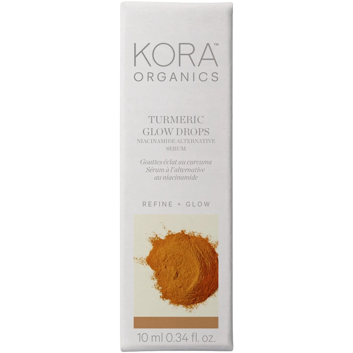 KORA Organics Turmeric Glow Drops Niacinamide Alternative Serum