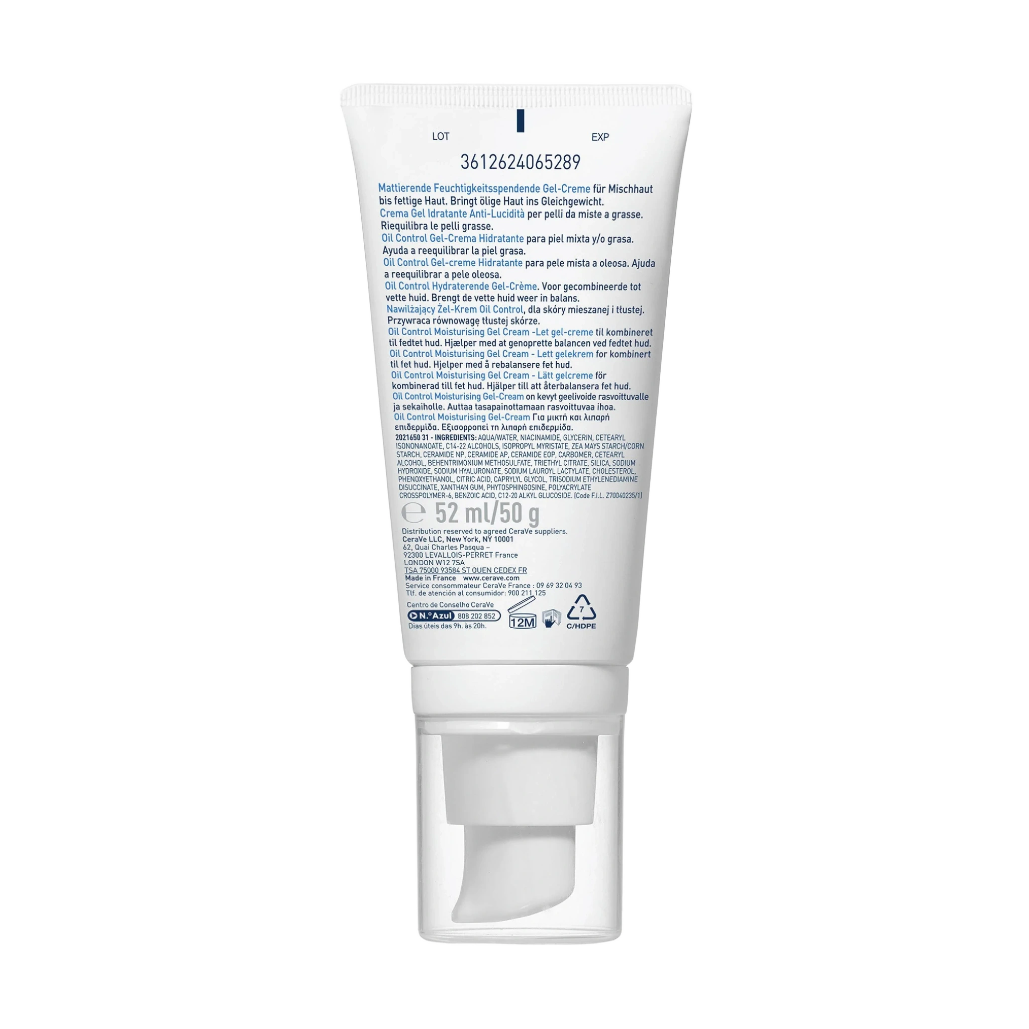 Oil Control Moisturizing Gel Cream