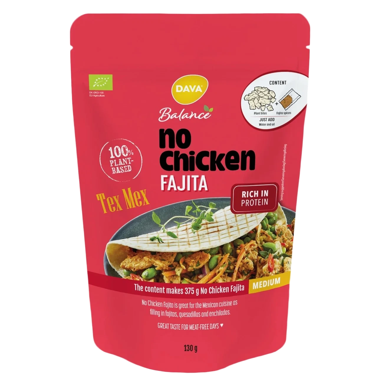 DAVA No Chicken Fajita