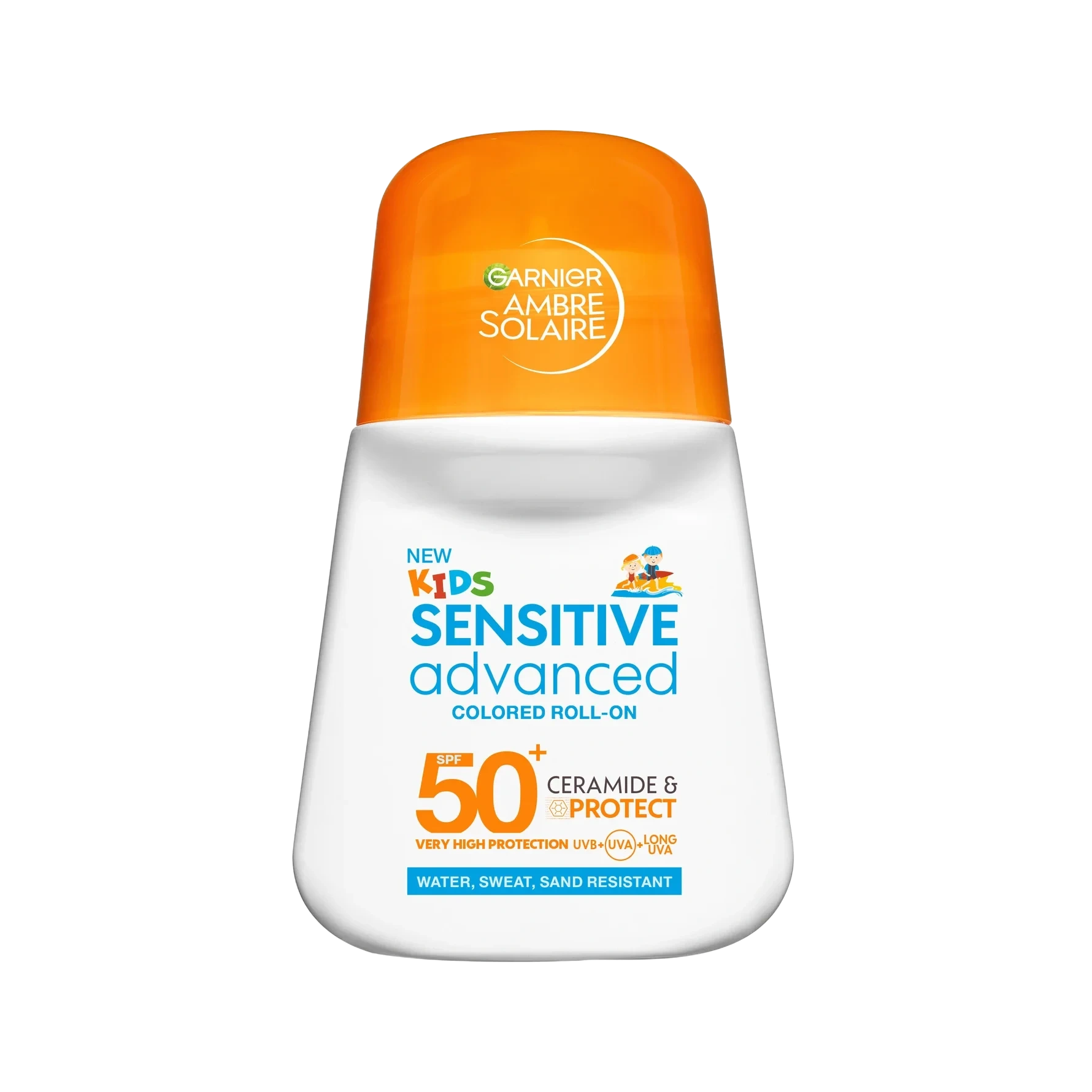 Garnier Ambre Solaire Kids Sensitive Advanced Colored Roll-On SPF50+ 50 ml