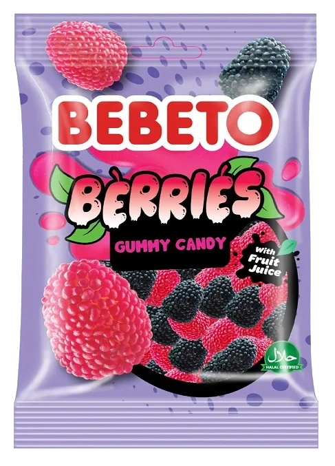 Bebeto Jelly Berries 80g