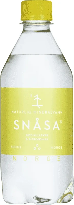 Snåsa sitron med kullsyre, 0,5 liter