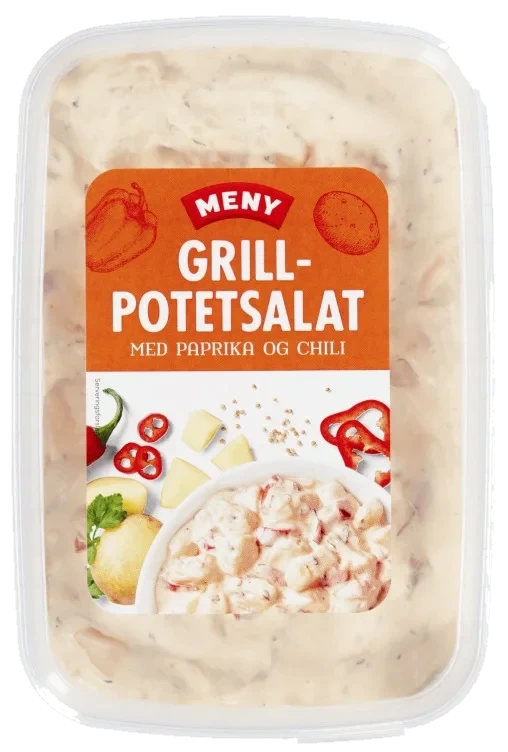 Grillpotetsalat Paprika 500g Meny