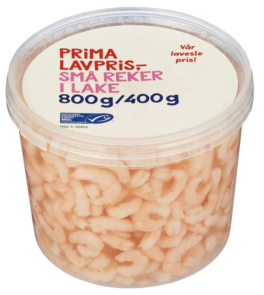 Reker i lake 400 g