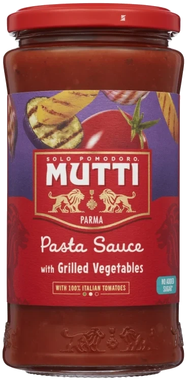 Pastasaus m/Grillede Gr.Saker 400g Mutti