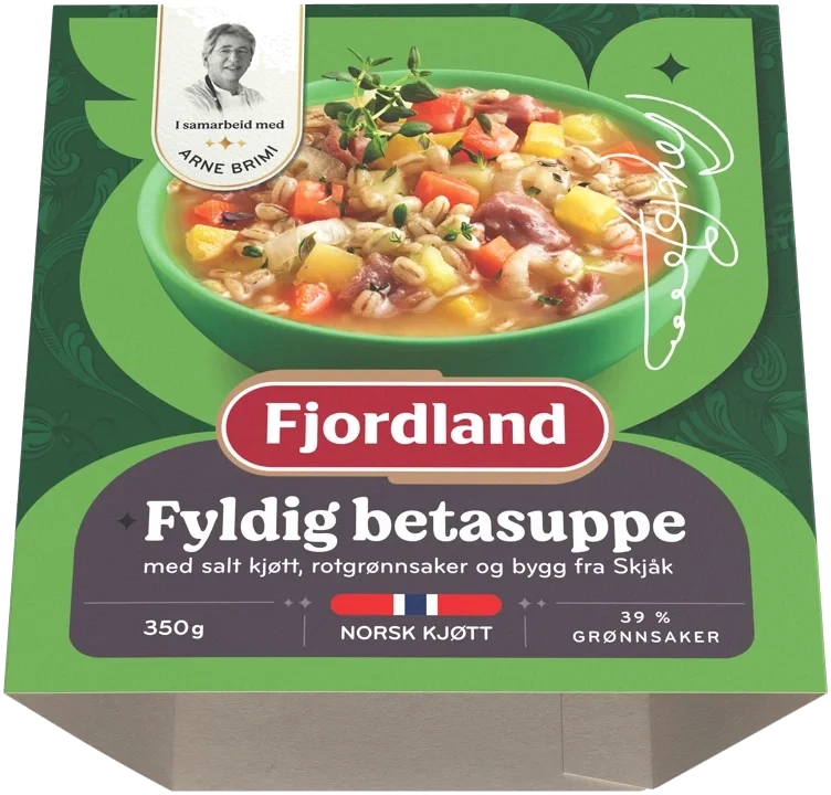 Brimis fyldig betasuppe i skål  350g