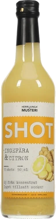 Herrljunga Shot Ingefær&Citron 0,5l flaske