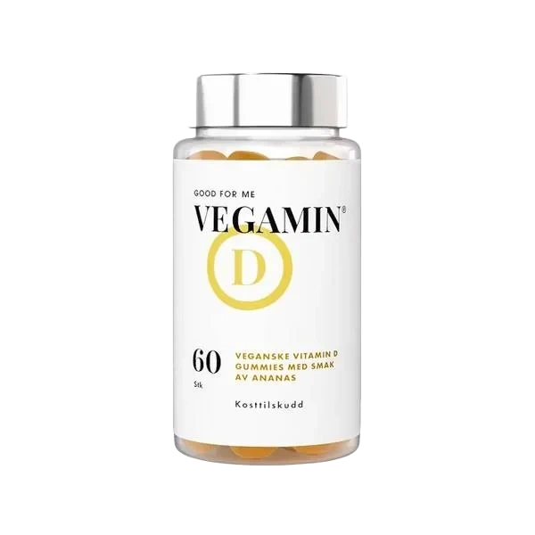 Vegamin D - Gummies med Ananassmak 60stk