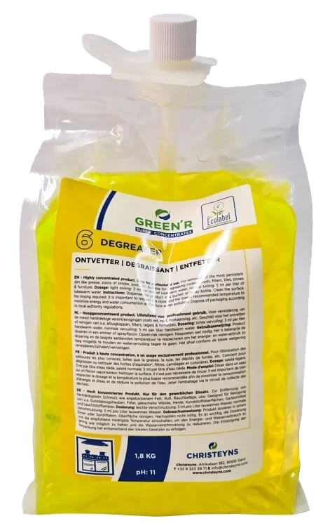 Green r superconcentrates 6 degreaser 1,8kg