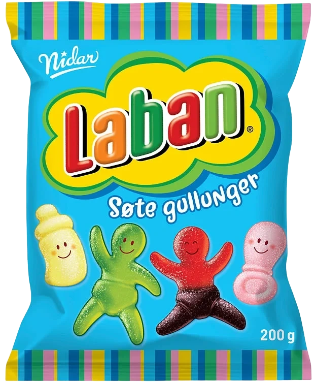 Laban Gullunger Søte 200g Nidar