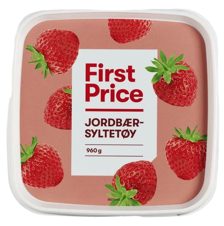 Jordbærsyltetøy 960g First Price
