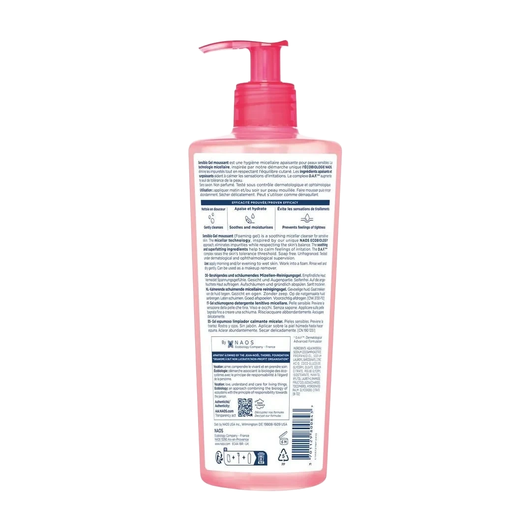 Bioderma Sensibio Gel Moussant, 500 ml
