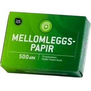 Sol & Styrke Mellomleggspapir 500 Stk