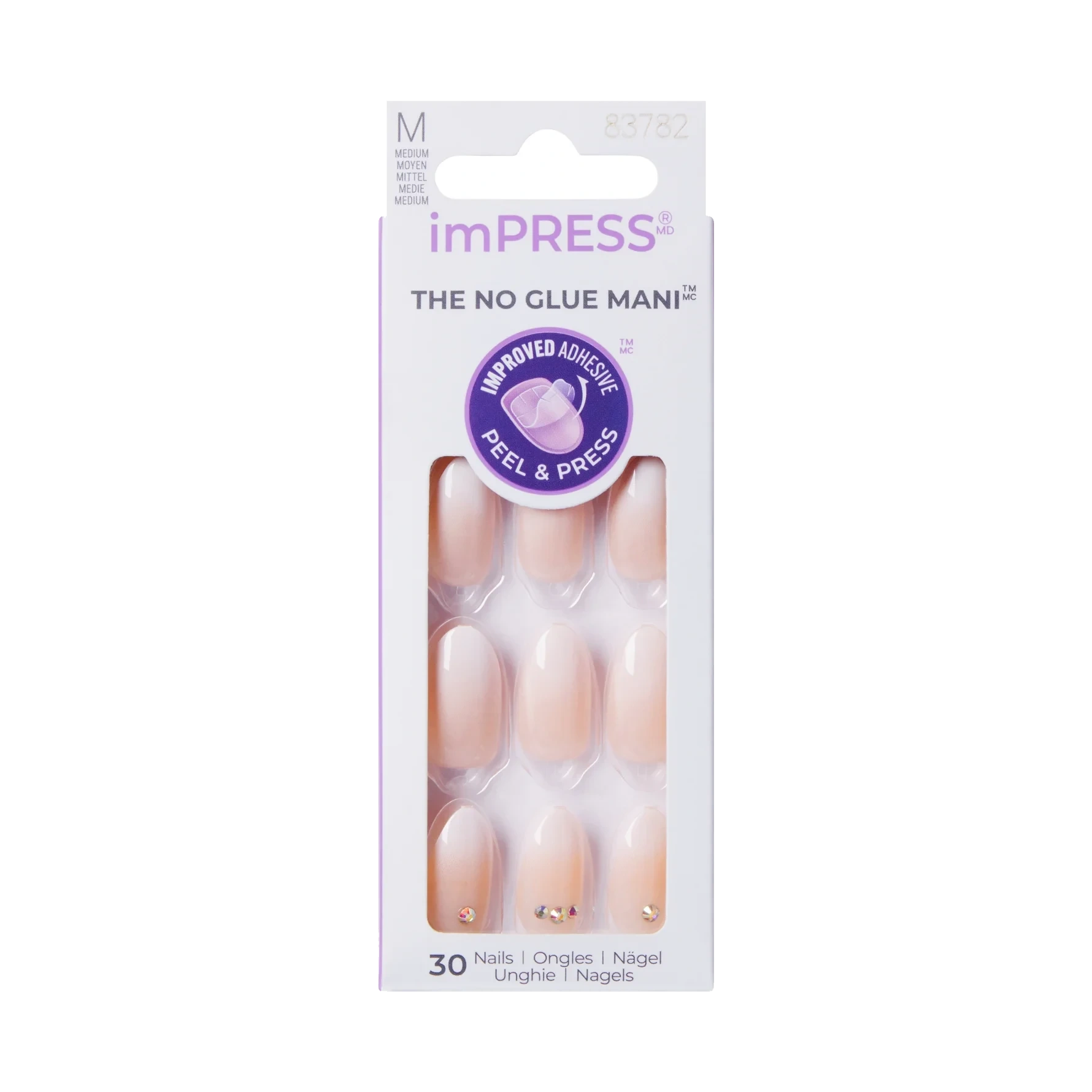 Kiss imPRESS Medium Awestruck 30 pcs