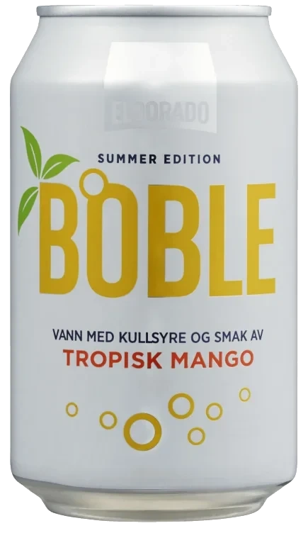 Boble Vann Tropisk Mango 0,33l boks Eldorado