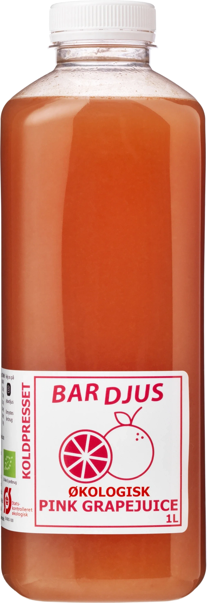 Koldpresset øko pink grapejuice